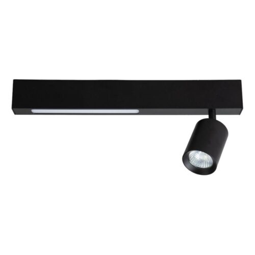 LED Spotlámpa MAGNET LED/5W/230V + 1xGU10/60W 3000/4000K fekete