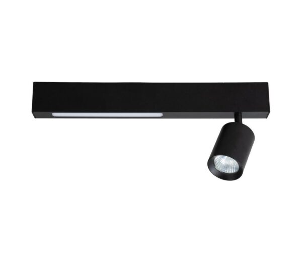 LED Spotlámpa MAGNET LED/5W/230V + 1xGU10/60W 3000/4000K fekete