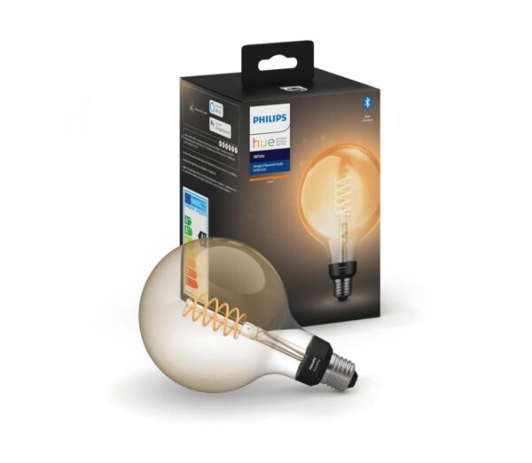 Philips LED Szabályozható izzó Philips Hue WHITE FILAMENT G125 E27/7W/230V 2100K