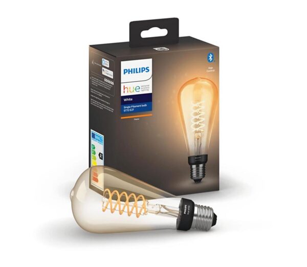 Philips LED Szabályozható izzó Philips Hue WHITE FILAMENT ST72 E27/7W/230V 2100K