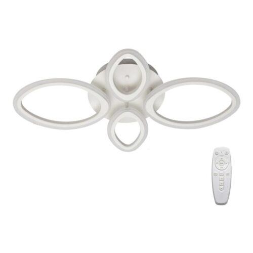 LED Szabályozható mennyezeti lámpa távirányítóval MESSINA 1xLED/52W/230V