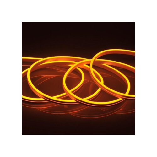 LED szalag NEON 5 m LED / 27W / 12V IP65 narancssárga