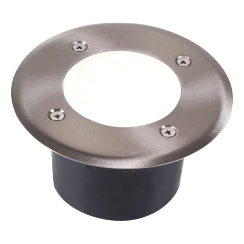 LED Taposólámpa MIVO LED/3W/230V átm. 12 cm IP67 matt króm
