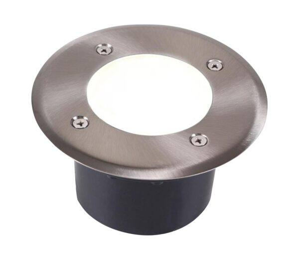 LED Taposólámpa MIVO LED/3W/230V átm. 12 cm IP67 matt króm