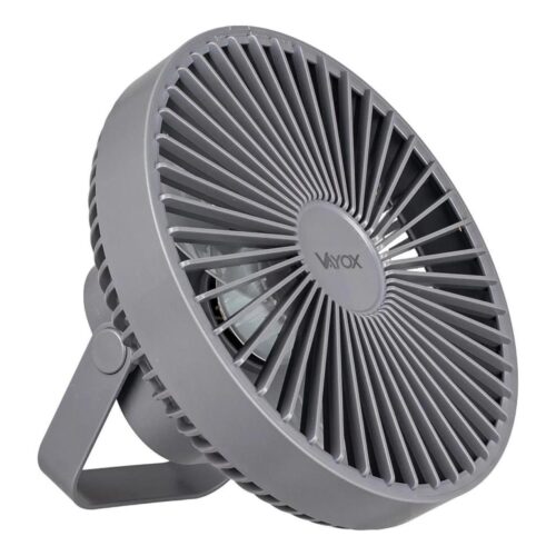 Vayox LED Újratölthető asztali látor LED világítással LED/2W/5V USB 2400 mAh szürke