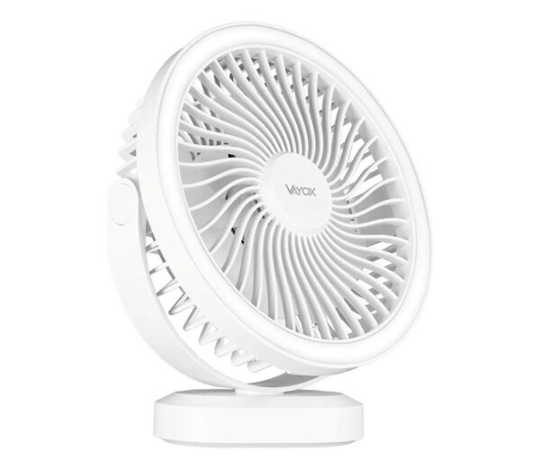 Vayox LED Újratölthető asztali látor LED világítással LED/3W/5V USB 2400 mAh fehér