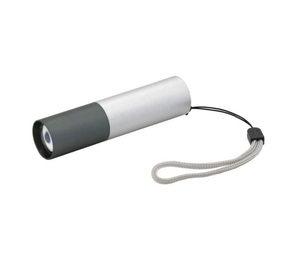LED Zseblámpa LED/400mAh fehér/szürke