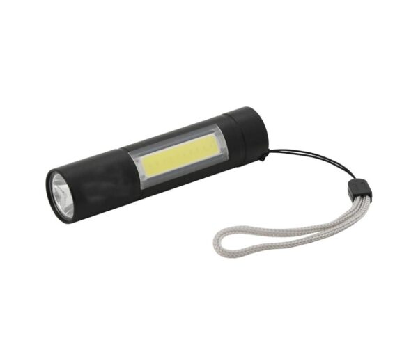 LED Zseblámpa LED/400mAh fekete