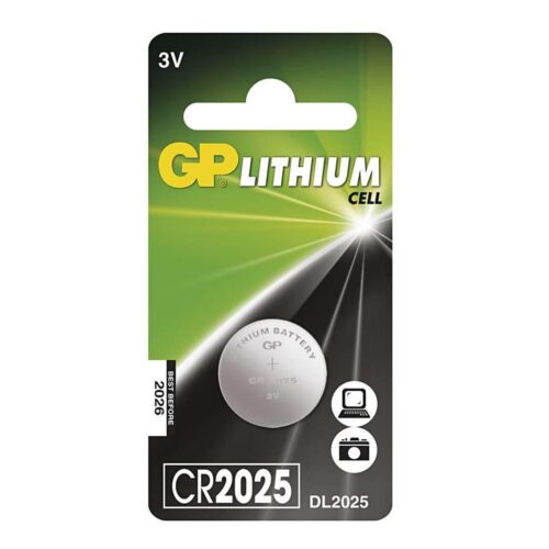 Lítium gombelem CR2025 GP LITHIUM 3V/170 mAh