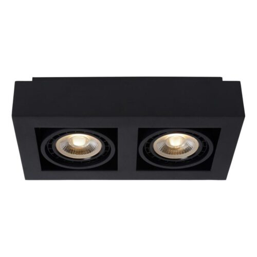 Lucide Lucide 09120/24/30 – LED Dimmelhető Spotlámpa ZEFIX 2×GU10/12W/230V Fekete