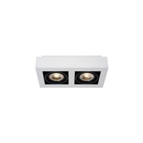 Lucide Lucide 09120/24/31 – LED Dimmelhető Spotlámpa ZEFIX 2×GU10/12W/230V Fehér