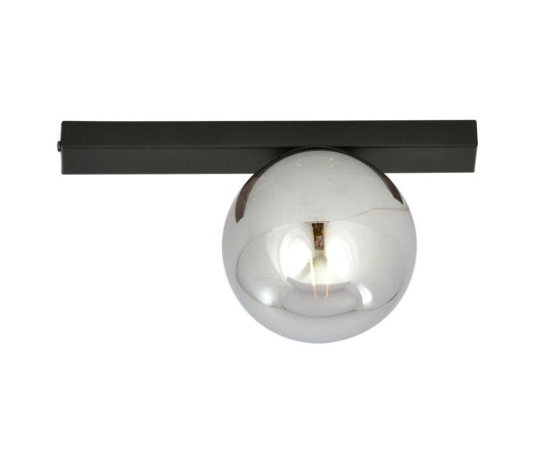 EMIBIG Mennyezeti lámpa FIT 1xE14/10W/230V fekete/szürke