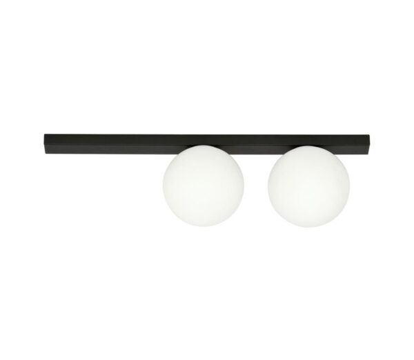 EMIBIG Mennyezeti lámpa FIT 2xE14/10W/230V fekete/fehér