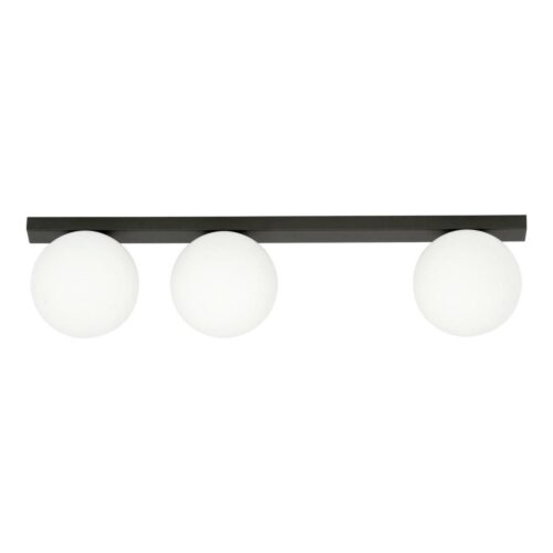 EMIBIG Mennyezeti lámpa FIT 3xE14/10W/230V fekete/fehér