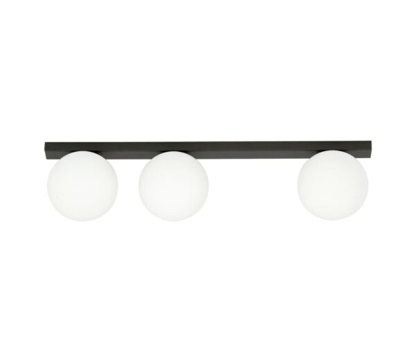 EMIBIG Mennyezeti lámpa FIT 3xE14/10W/230V fekete/fehér