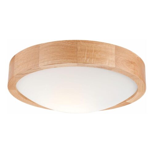 Mennyezeti lámpa OAK SLIM 1xE27/60W/230V tölgy ø 27 cm