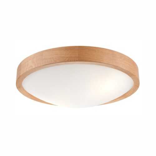 Mennyezeti lámpa OAK SLIM 2xE27/60W/230V tölgy ø 37 cm