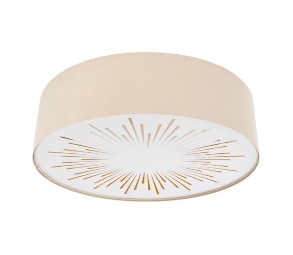 Mennyezeti lámpa RAYS 2xE27/60W/230V átm. 40 cm bézs