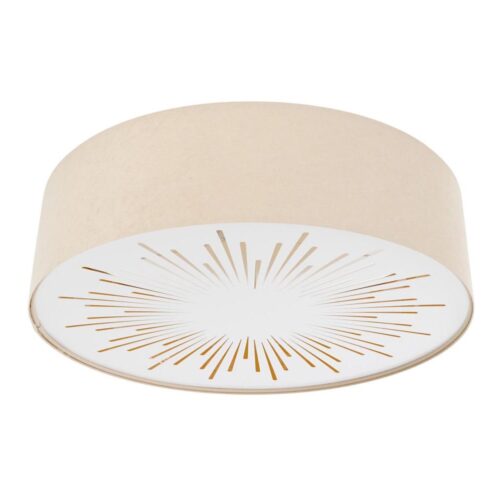 Mennyezeti lámpa RAYS 2xE27/60W/230V átm. 60 cm bézs