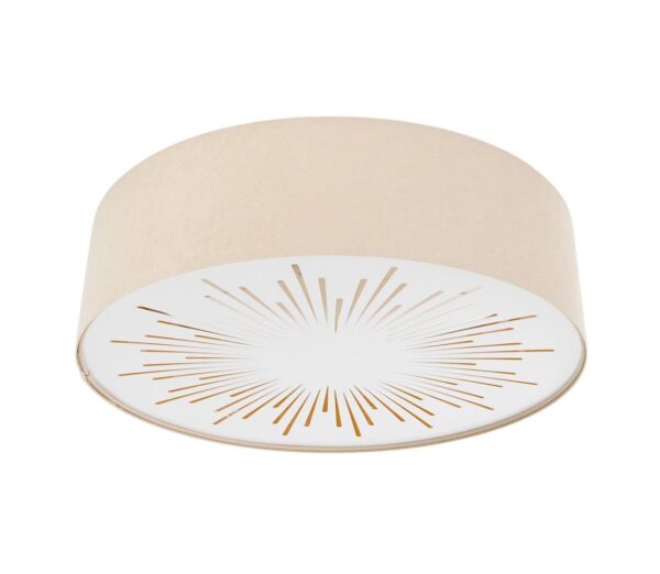 Mennyezeti lámpa RAYS 2xE27/60W/230V átm. 60 cm bézs