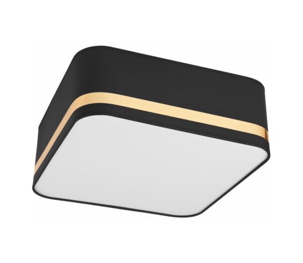 Mennyezeti lámpa SIRJA SQUARE 2xE27/60W/230V 35x35 cm fekete