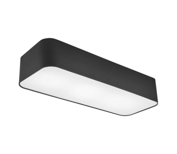 Mennyezeti lámpa SIRJA SQUARE 3xE27/15W/230V fekete