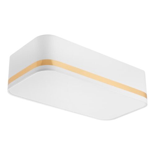 Mennyezeti lámpa SIRJA SQUARE STRIPE 2xE27/15W/230V fehér/arany