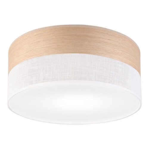Mennyezeti lámpa SIRJA WOOD 1xE27/15W/230V átm. 35 cm fehér/tölgy