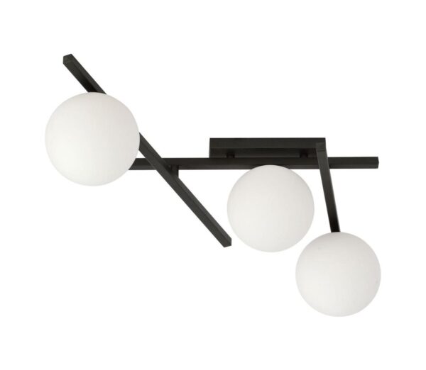 EMIBIG Mennyezeti lámpa SMART 3xE14/10W/230V fekete/fehér
