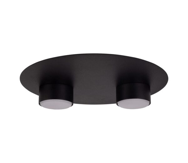 Mennyezeti lámpa STAR 2xGX53/12W/230V fekete