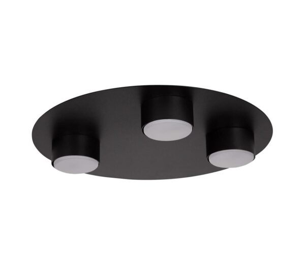 Mennyezeti lámpa STAR 3xGX53/12W/230V fekete