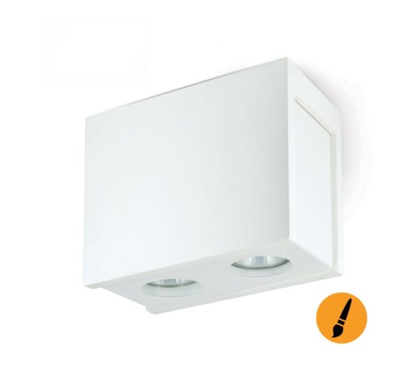 Mennyezeti spotlámpa PURO 2xGU10/25W/230V