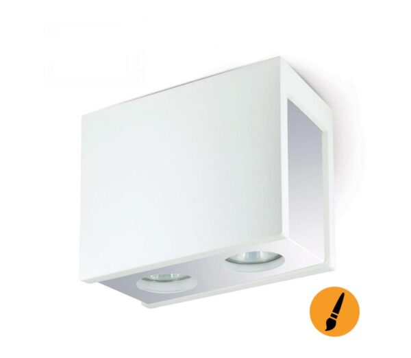 Mennyezeti spotlámpa PURO CHROME 2xGU10/25W/230V