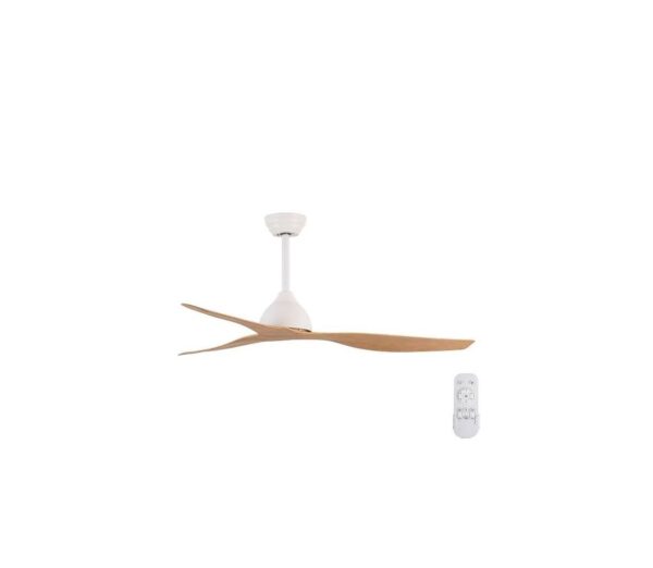 Eurolamp Mennyezeti látor átm. 132 cm bézs/fehér + távirányítás