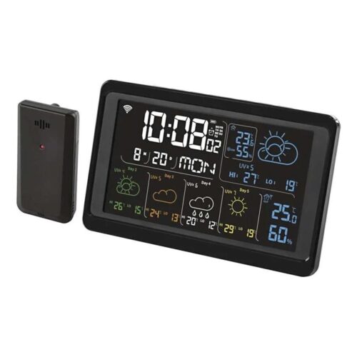 Meteorológiai állomás LCD kijelzővel GoSmart 230V/3xAAA Wi