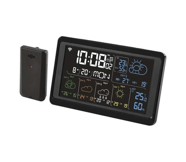 Meteorológiai állomás LCD kijelzővel GoSmart 230V/3xAAA Wi