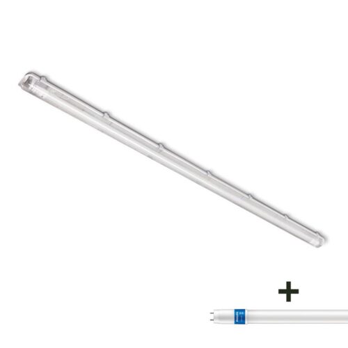 Nagy teherbírású fluoreszkáló lámpa+LED Fénycső érzékelővel Philips G13/24W/230V