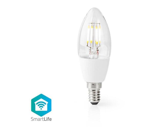 WIFILF10WTC37 − LED Dimmelhető okos izzó C37 E14/5W/230V