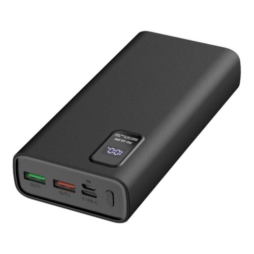 Power Bank LED kijelzővel 20000 mAh Power Delivery 3