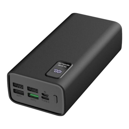 Power Bank LED kijelzővel Power Delivery 30000 mAh 3