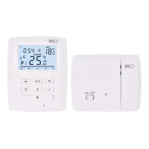 Programozható termosztát 230V+2xAA