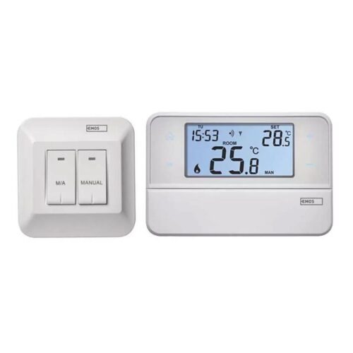 Programozható termosztát 230V + 2xAA