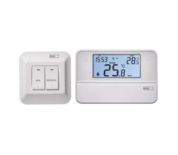 Programozható termosztát 230V + 2xAA