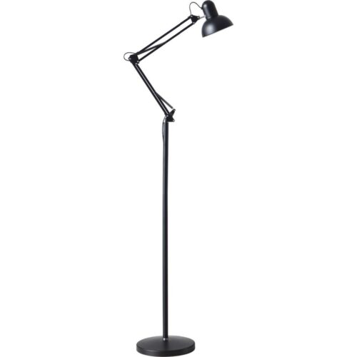Rugalmas állólámpa AURIQ 1xE27/60W/230V 184 cm fekete
