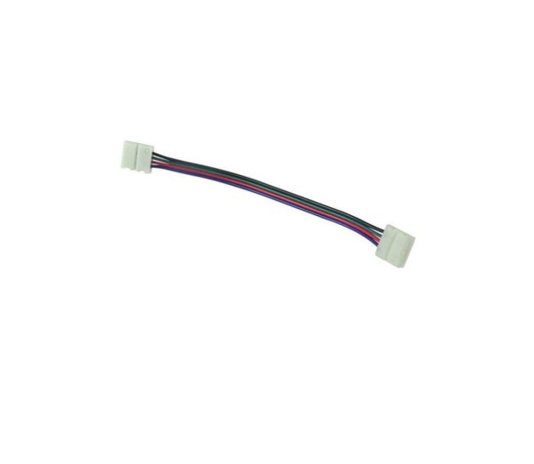 Rugalmas bifaciális csatlakozó RGB LED szalagokhoz 4 tűs 10 mm