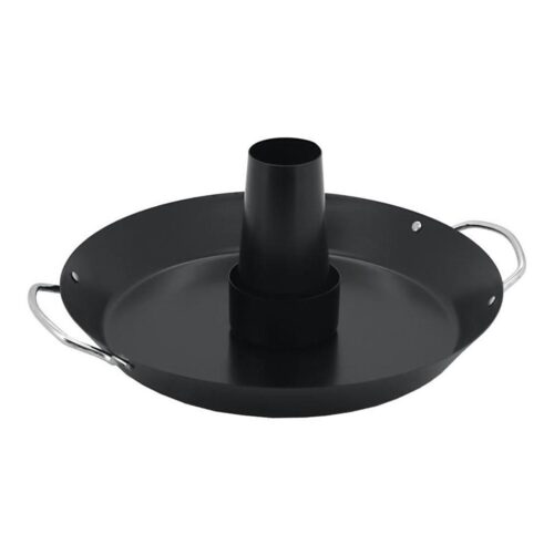 Serpenyő állvánnyal a csirke grillezéséhez 30 cm