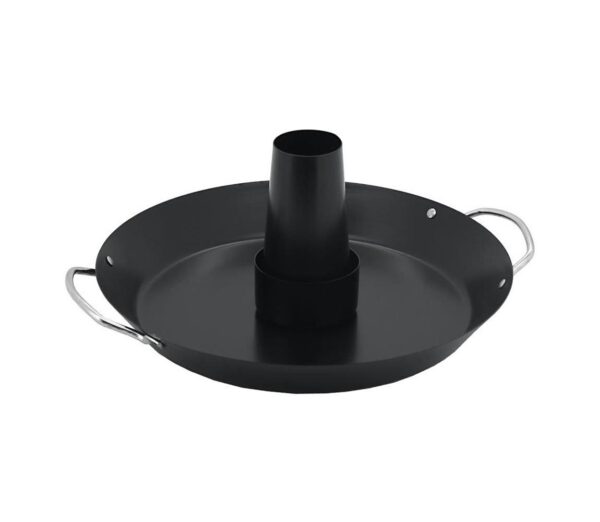 Serpenyő állvánnyal a csirke grillezéséhez 30 cm