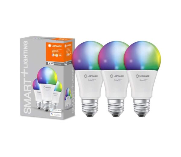 Ledvance SET 3x LED RGBW Dimmelhető izzó SMART+ E27/9