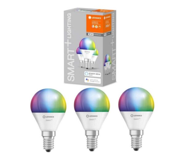 Ledvance SET 3x LED RGBW szabályozható izzó SMART + E14 / 5W / 230V 2700K