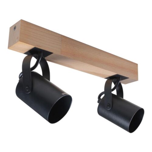 Spotlámpa 2xGU10/50W/230V fekete